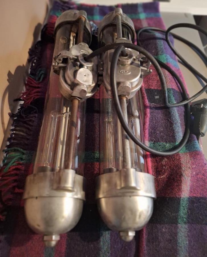 Industriele verlichting voor binnen, Antiek en Kunst, Antiek | Verlichting, Ophalen