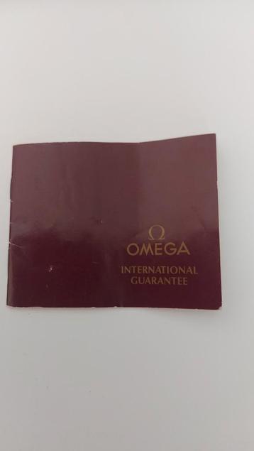 Omega garantieboekje uurwerk beschikbaar voor biedingen