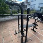 Banc de musculation domyos bm490 + barre et poids, Sport en Fitness, Ophalen, Nieuw, Benen, Fitnessbank