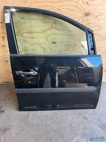 volkswagen touran T1 ZWART LC9Z rechts voor deur 2003-2010 beschikbaar voor biedingen
