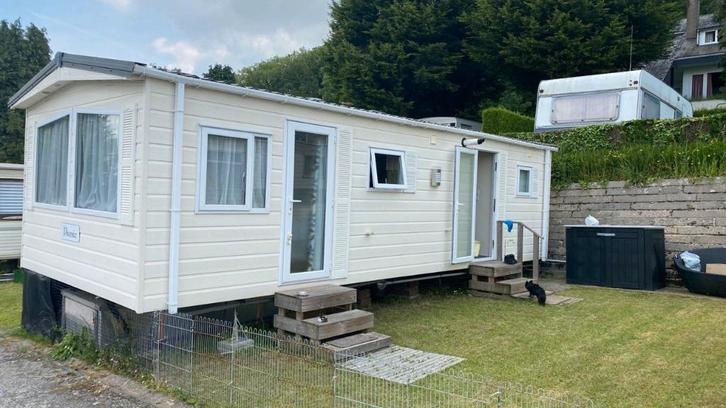 Mobil-home 2 chambres en parfait état Kluisbergen Kluisbos, Caravanes & Camping, Caravanes résidentielles, jusqu'à 4, Enlèvement