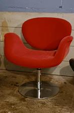 Vintage design tulpstoel Swan chair loungechair, Gebruikt, Stof, Ophalen