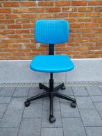 Bureaustoel, Ophalen, Zo goed als nieuw, Blauw, Bureaustoel