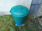 Vuilnisbak in de tuin, Ophalen, Gebruikt