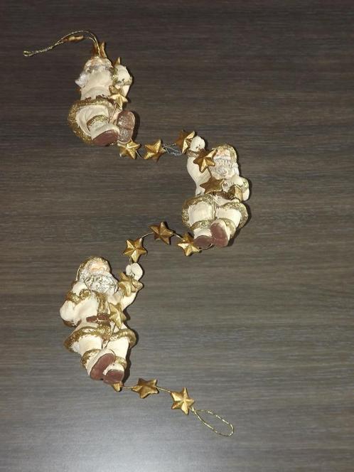 mooie sliert met kerstmannetjes, Diversen, Kerst, Gebruikt, Ophalen of Verzenden