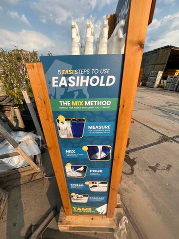 Easihold waterdoorlatend kiezel fixatie beschikbaar voor biedingen