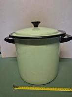 Vintage groene kookpot LUMA, Huis en Inrichting, Keuken | Potten en Pannen, Ophalen, Zo goed als nieuw