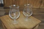 Lot de 2 verres Duvel en parfait état, Ophalen, Zo goed als nieuw, Bierglas