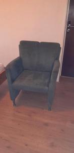 Un fauteuil confortable, vert olive, Moins de 75 cm, Vintage, Enlèvement, Utilisé