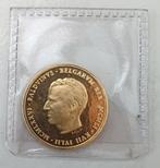 25 jaar Koning Boudewijn herdenkingspenning, Postzegels en Munten, Munten | België, Losse munt, Goud, Goud, Ophalen of Verzenden