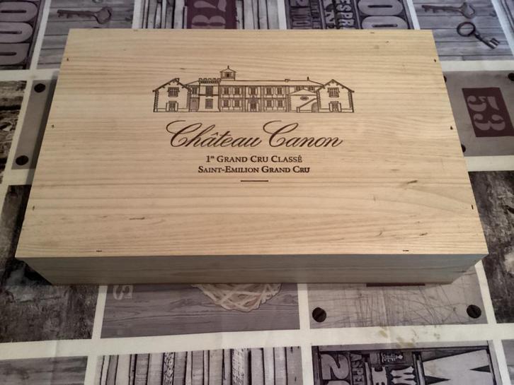 1 CBO van 6 flessen Château Canon 2022, Verzamelen, Wijnen, Nieuw, Rode wijn, Frankrijk, Vol, Ophalen of Verzenden