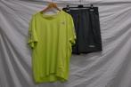 Adidas Training Shirt (XL) & Short (L) - Climacool, Ophalen, Fitness, Geel, Maat 56/58 (XL)