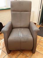 Relaxstoel, Huis en Inrichting, Ophalen, Gebruikt, Leer