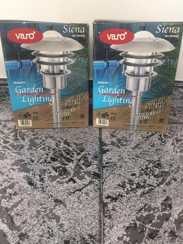 Tuinverlichting inox beschikbaar voor biedingen
