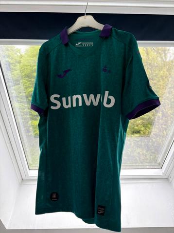 Maillot Anderlecht porté signé, Taille M, Enlèvement, Utilisé, Maillot