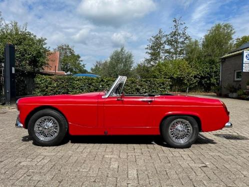 AUstin Healey Sprite 1964, Auto's, Austin, Particulier, Open dak, Benzine, Cabriolet, 2 deurs, Handgeschakeld, Rood, Zwart, Kunstmatig leder