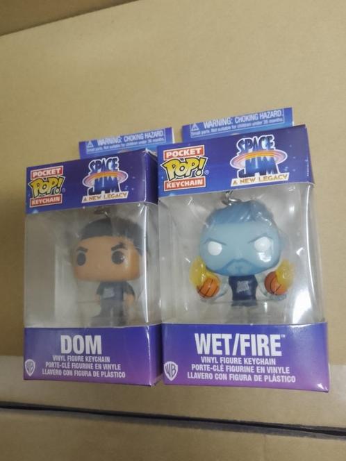 sleutelhanger space jam dom en wet/fire nieuw warner bros, Verzamelen, Film en Tv, Nieuw, Tv, Gebruiksvoorwerp, Ophalen of Verzenden