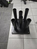 Halter / Barbell Storage 50 mm - floor-based - room for 6, Ophalen, Zo goed als nieuw, Halterstangen
