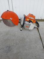 STIHL TS760 met diamantschijf, Doe-het-zelf en Bouw, Gereedschap | Slijpmachines, Ophalen, Gebruikt, 1000 watt of meer, Rechte handslijpmachine