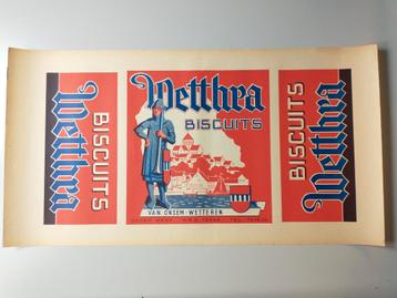 Wetthra Biscuits Van Onsem Wetteren litho reclame  beschikbaar voor biedingen