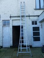 Tweedelige ladder, Bricolage & Construction, Échelles & Escaliers, Comme neuf, Échelle, Enlèvement, Pliable ou rétractable/escamotable