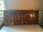 Vintage kapstok met opzetplank, Gebruikt, 100 tot 150 cm, Hout, Ophalen
