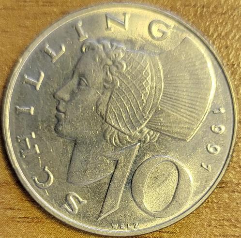 OOSTENRIJK 10 schilling 1991 KM#2918 MINT STATE, Postzegels en Munten, Munten | Europa | Niet-Euromunten, Losse munt, Oostenrijk