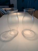 Docoratieve glazen stolpen voor kaarsen, Enlèvement, Comme neuf