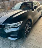 BMW 330e zwart met cognac kleurig interieur, laserlights, Auto's, Automaat, Achterwielaandrijving, Euro 6, Zwart