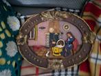Houten wandtafereel moeder met kind, Antiek en Kunst, Ophalen of Verzenden
