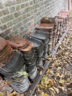 Gratis dakpannen (rood en zwart), Doe-het-zelf en Bouw, Ophalen, Gebruikt, Steen of Klei, 15 m² of meer