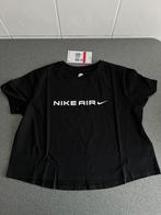 Zwart TEE crop Air t-shirt Nike - maat L (12/13 jaar), Fille, Chemise ou À manches longues, Enlèvement ou Envoi, Neuf