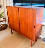 Prachtige Deens higboard / vintage kast. Uniek exemplaar, Ophalen, 100 tot 150 cm, Teakhout, Zo goed als nieuw