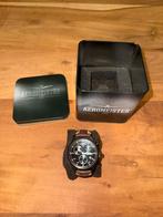 Aeromeister AM8009 nieuw nooit gebruikt, Handtassen en Accessoires, Overige merken, Leer, Staal, Polshorloge