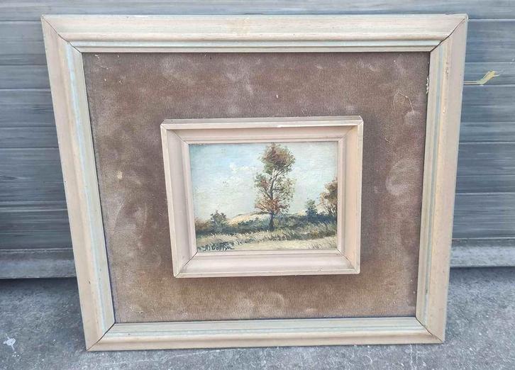 Huile sur toile paysage signe André coffyn, Antiquités & Art, Art | Peinture | Classique, Enlèvement ou Envoi