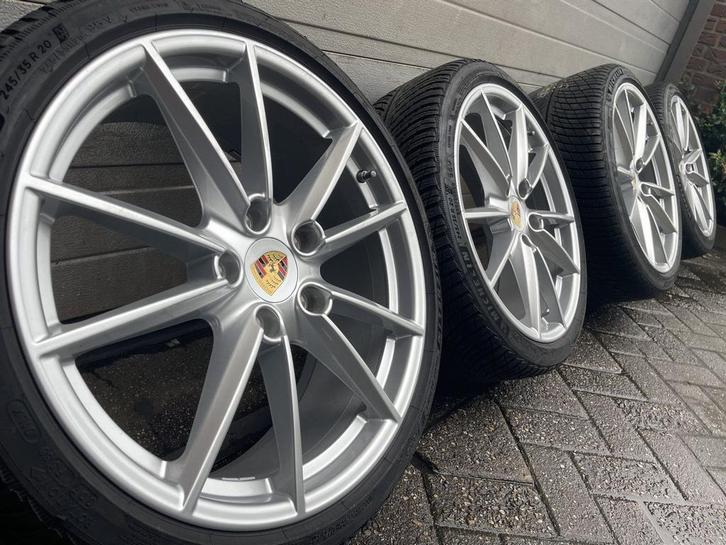 20 + 21 inch originele Porsche 911 992 c2 c4 velgen banden, Auto-onderdelen, Banden en Velgen, Banden en Velgen, Winterbanden