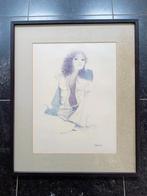 Impression ancienne de Christine Rosamond, Enlèvement ou Envoi