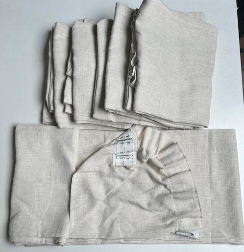Gordijnen zandkleurig (beige), Huis en Inrichting, Stoffering | Gordijnen en Lamellen, Nieuw, 200 cm of meer, 100 tot 150 cm, Beige