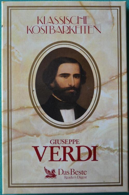 Giuseppe Verdi - Klassische Kostbarkeiten - 4x Cassette box, Cd's en Dvd's, Cassettebandjes, Gebruikt, Origineel, Klassiek, 2 t/m 25 bandjes