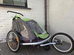 Croozer fietskar voor 2 kinderen, Fietsen en Brommers, Fietsaccessoires | Aanhangwagens en Karren, Ophalen, Gebruikt, Opvouwbaar