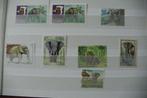 Postzegels van olifanten in een album (n84), Ophalen of Verzenden, Dier of Natuur, Gestempeld