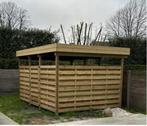 fietsenstalling / tuinberging, 200 à 400 cm, Cabane en bois, Avec auvent, Bois