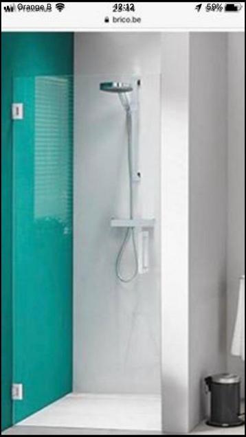 Glazen Douche Deur - Chrome Design beschikbaar voor biedingen
