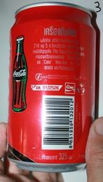 Blikjes Coca Cola: OS, Festivals, varia, Collections, Boîte en métal, Autres marques, Utilisé, Enlèvement ou Envoi, Boisson fraîche
