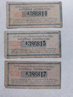 3 heel oude aandelen coupons (Nationale inschrijving), Postzegels en Munten, Aandelen en Waardepapieren, Verzenden