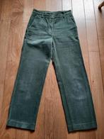 Ribfluwelen groene broek Massimo Dutti maat 34, Kleding | Dames, Groen, Gedragen, Maat 34 (XS) of kleiner, Ophalen of Verzenden