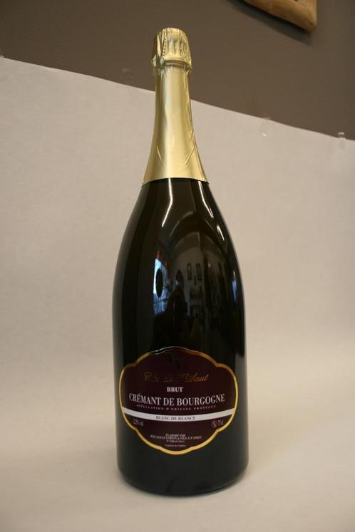 LOT (126 flessen) - Champagne Crémant De Bourgogne MAGNUM, Verzamelen, Wijnen, Nieuw, Champagne, Frankrijk, Ophalen