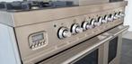☘️️Luxe Fornuis Boretti 90 cm rvs 5 pits Frytop 2 ovens, Elektronische apparatuur, 60 cm of meer, 5 kookzones of meer, Vrijstaand