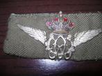 insigne  Albert 1er  belge, Armée de l'air, Enlèvement ou Envoi, Ruban, Médaille ou Ailes