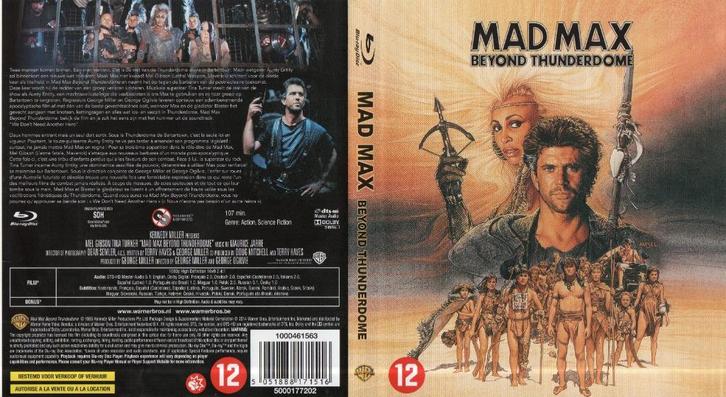 mad max beyond thunderdome (blu-ray) nieuw, Cd's en Dvd's, Blu-ray, Zo goed als nieuw, Science Fiction en Fantasy, Ophalen of Verzenden